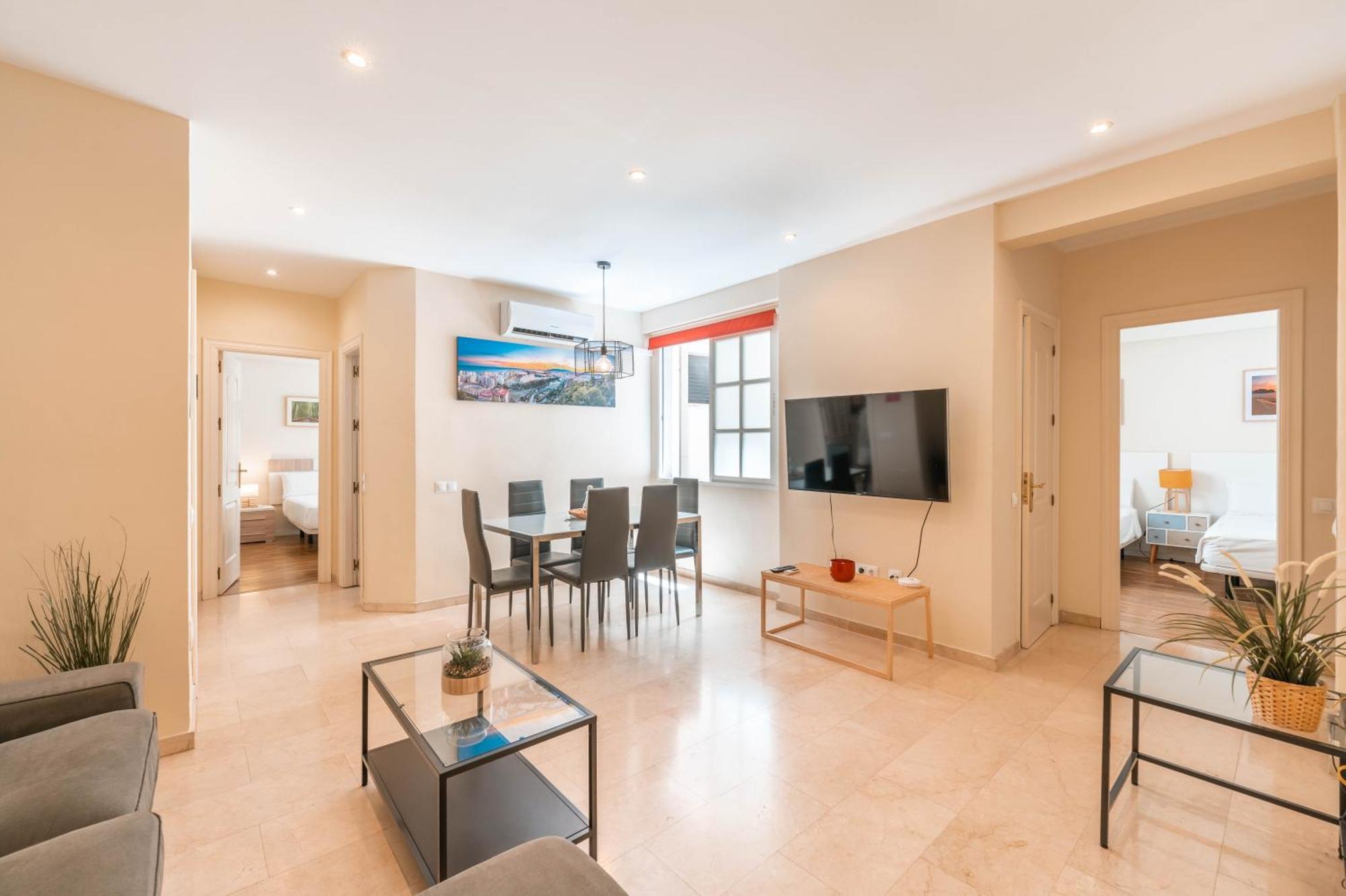 Gran Apartamento De 3 Habitaciones Junto A La Catedral Malaga Ngoại thất bức ảnh